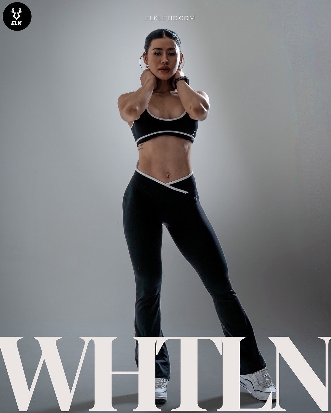 WHTLN bell-bottom pants