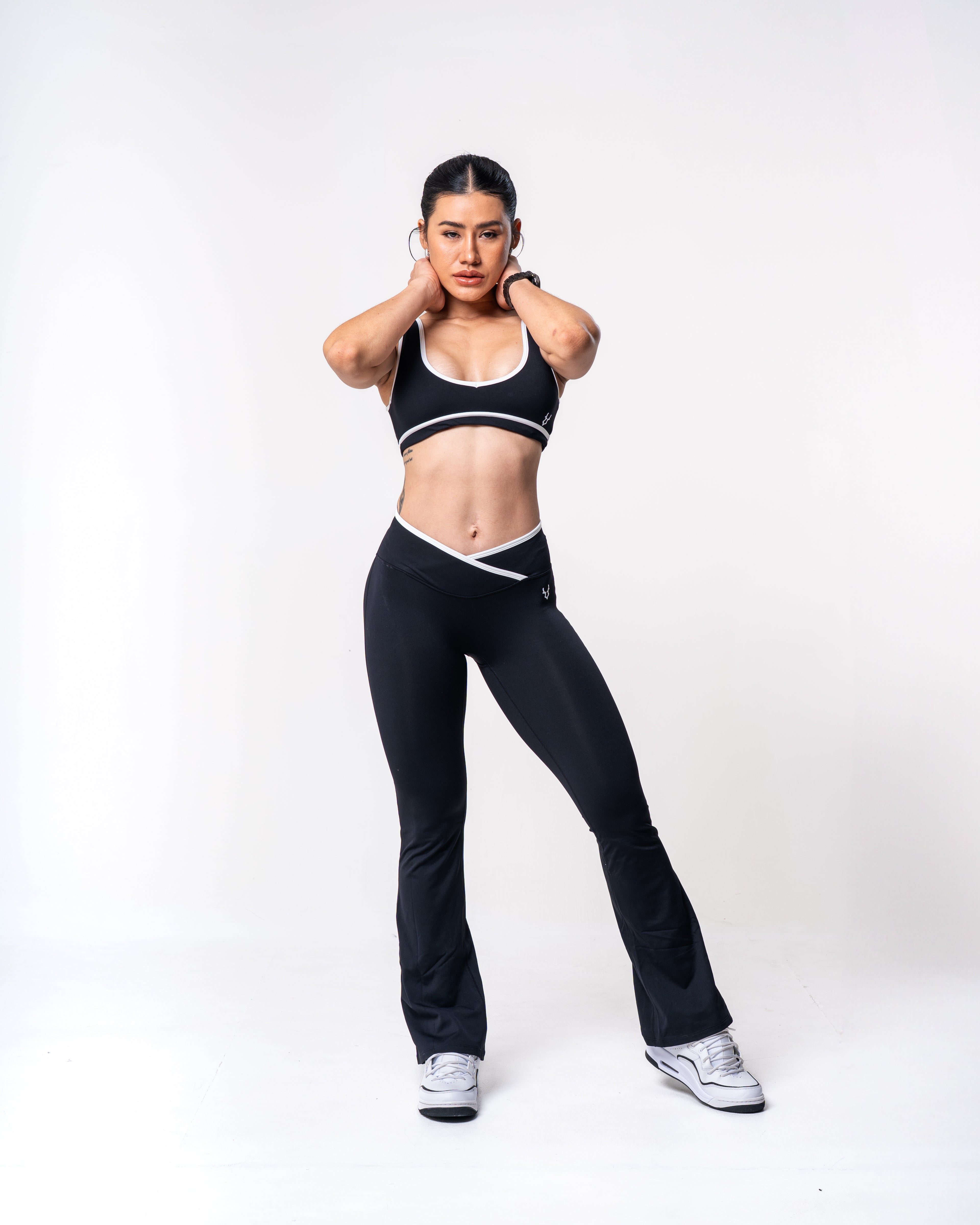 WHTLN Bell-Bottom Pants