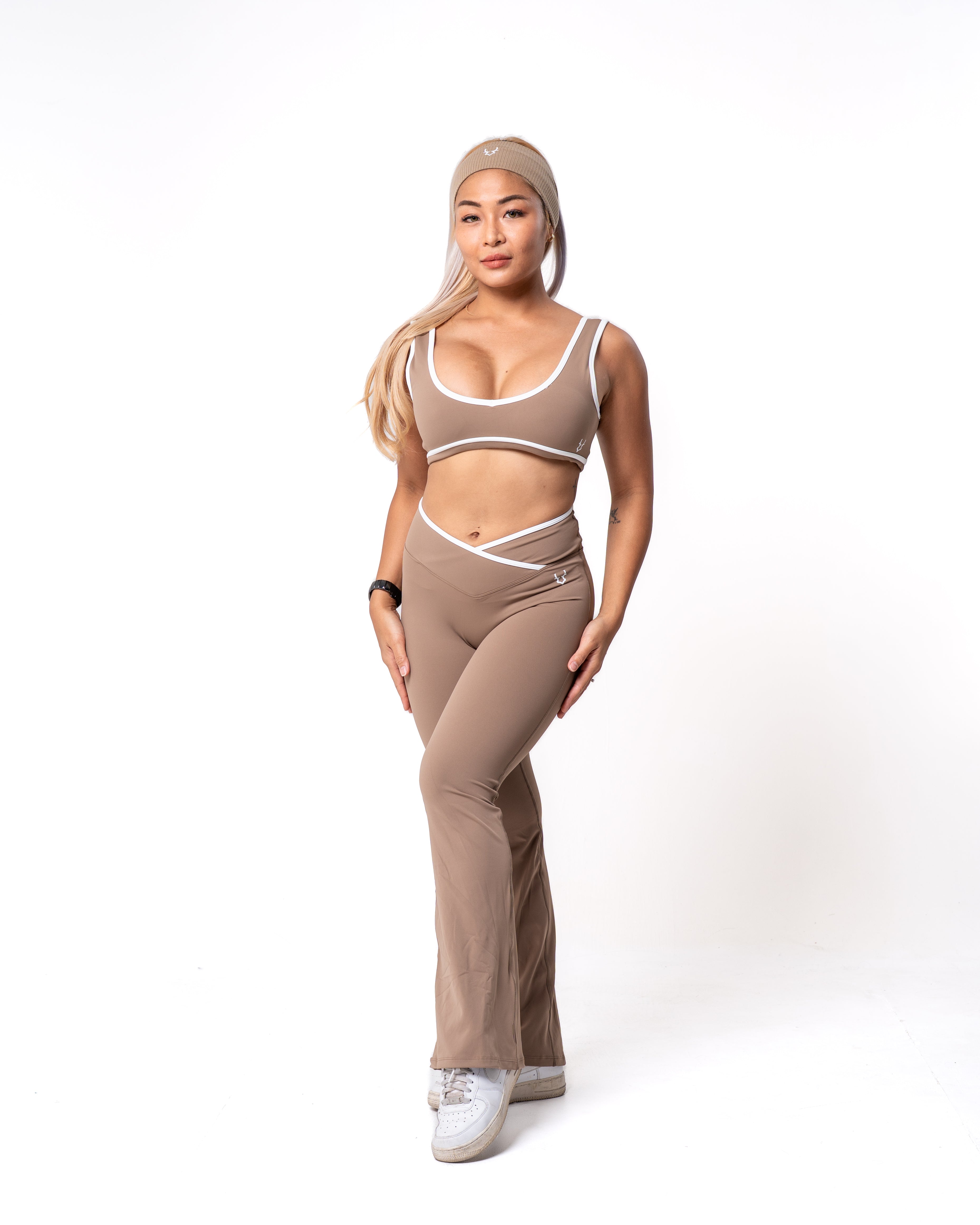 WHTLN Bell-Bottom Pants