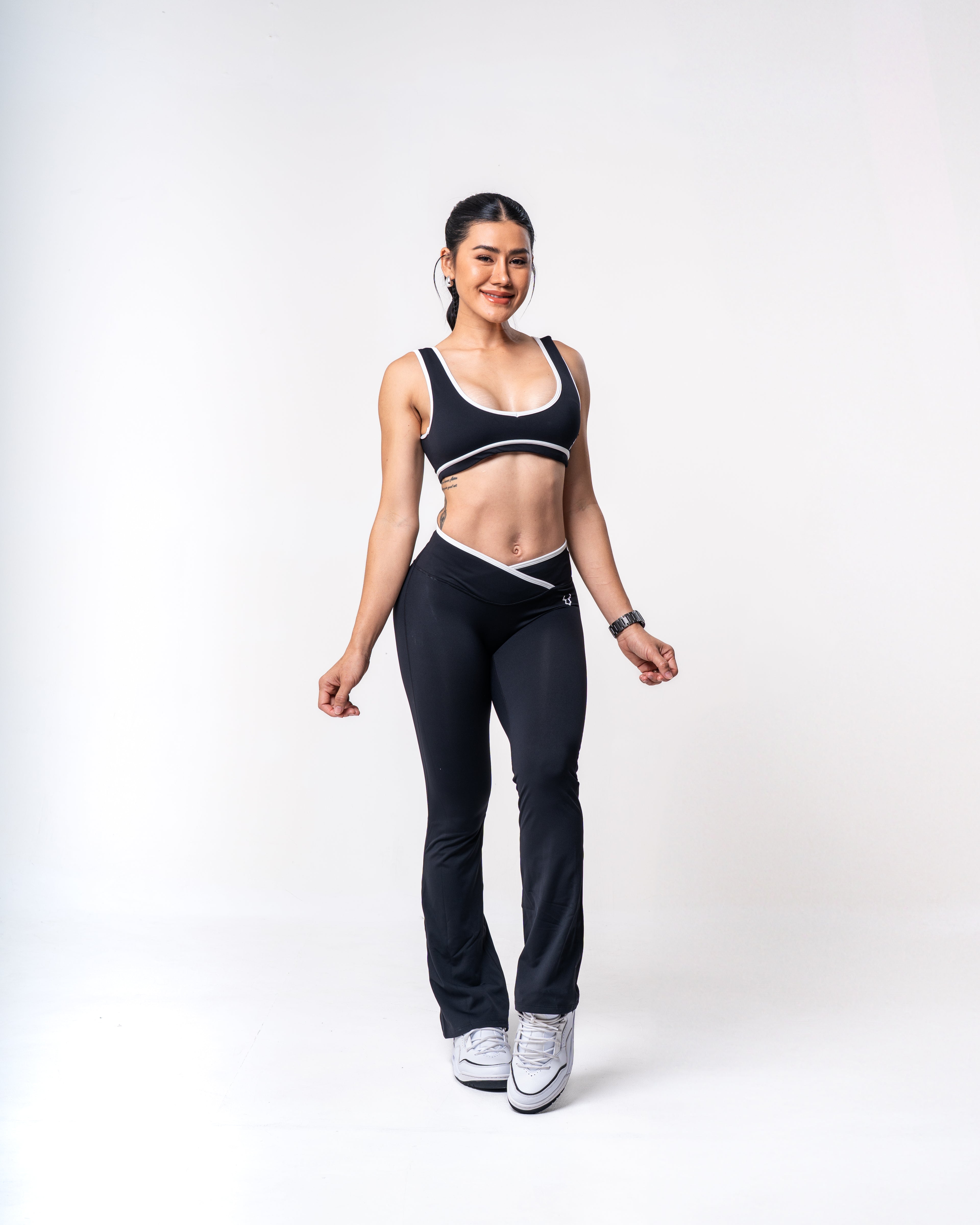 WHTLN Bell-Bottom Pants