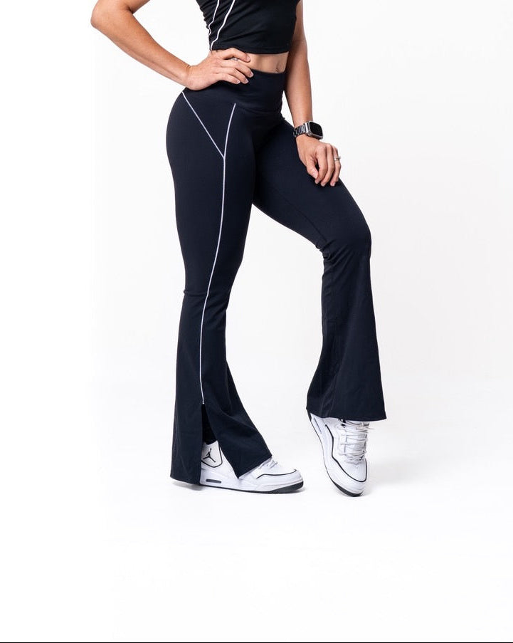 Power Line Bell-Bottom Pants