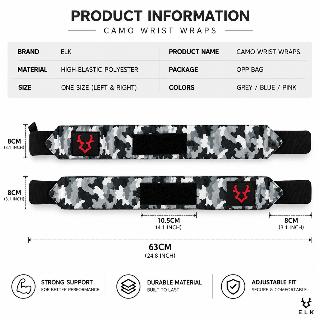 Camo Wrist Wraps